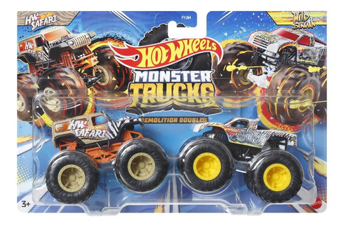 Hot Wheels Monster Trucks Safari E Wild Streak- Mattel