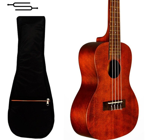 Ukelele Concierto Makala Mkc Caoba + Funda Acolchada Envio