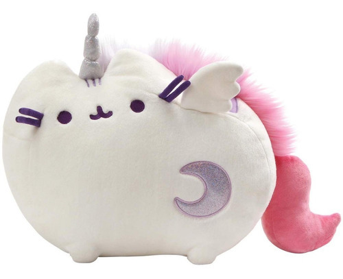 Gund Pusheen Super Pusheenicorn Unicornio Sonido Y Luces Ani Color Blanco