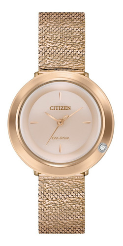 Citizen Eco Drive Ambiluna Rose Tone Em0643-50x ... Dcmstore