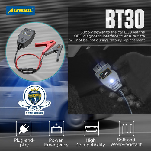 Autool Bt30 Car Obd2 Protector De Memoria Ecu Enchufe De Eme