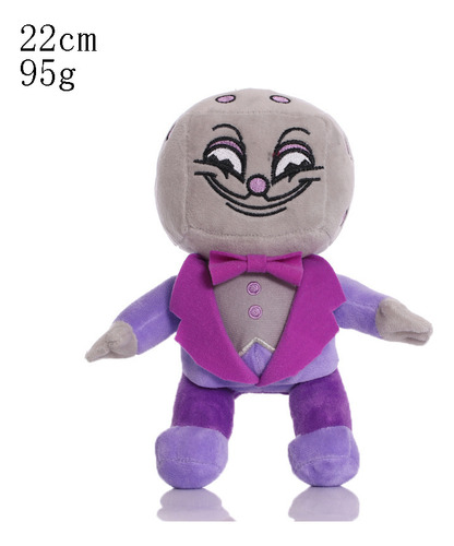 8pcs Cuphead Mugman Peluche Muñeca Juguete Cumpleaño Regalo