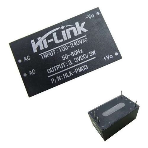 Mini Fuente Voltaje Hlk-pm03 Ac-dc 220v A 3.3v 1a Regulador