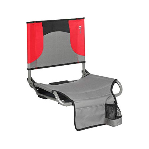 Backrest Stadium Cushion Chair With Back Folding Bleach...