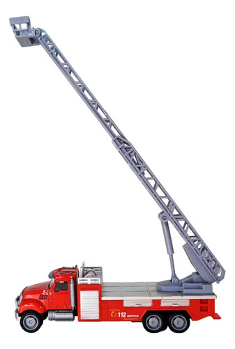 Camion Grua De Bomberos - Modelo Cast