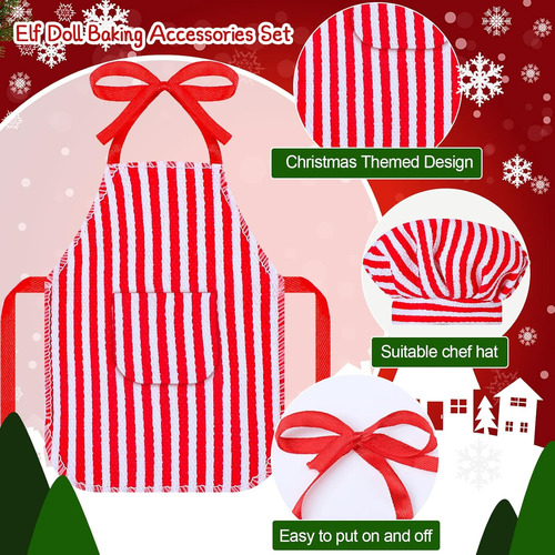 Hungdao Juego De Accesorios De Elfo De Navidad, Mini Elfo, P