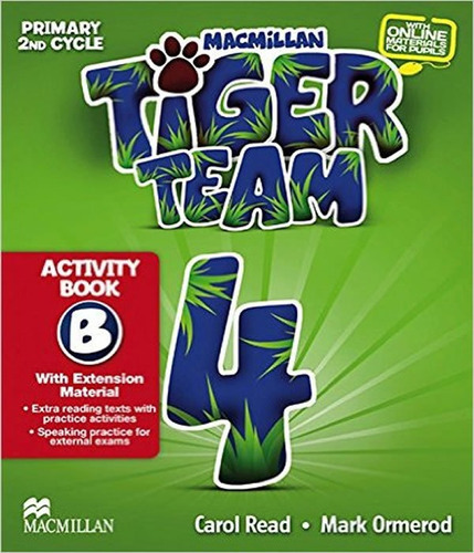 Tiger Team 4b - Activity Book: Tiger Team 4b - Activity Book, De Macmillan. Editora Macmillan Do Brasil, Capa Mole, Edição 1 Em Português