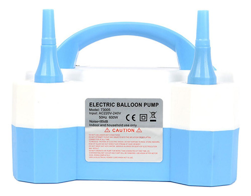 Bomba De Aire Para Inflar Globos, Juguete, Dos Boquillas,