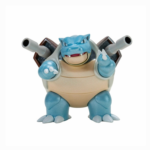 Pokemon Pack Evolução Squirtle Wartortle Blastoise Jazwares