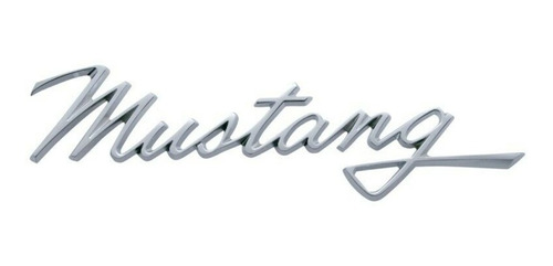 Emblema Letras Mustang Script 1968 Original