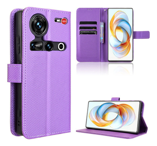 Funda Para Nubia Z70 Ultra Estampado De Diamante+mica
