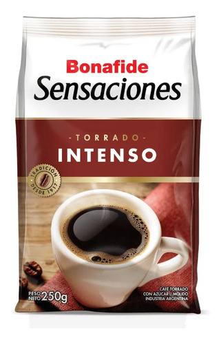 Cafe Bonafide Sensaciones Torrado Intenso 250 Gr