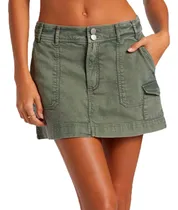 Comprar Pollera Roxy Lifestyle Mujer Roll With It Verde Blw