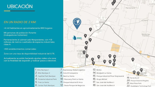 Lotes Industriales En Parque Logístico Con Infraestructura Zona Norte De Zapo