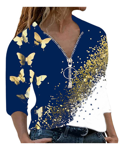 A Playera Tipo Top Para Mujer Con Estampado De Flores De