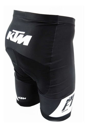 Imagen 2 de 3 de Calza Corta Ciclista - Ktm Factory Line Oficial