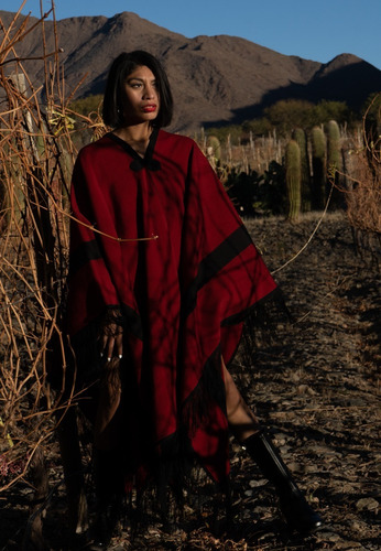 Poncho Salteño 100% Fibra Ovina