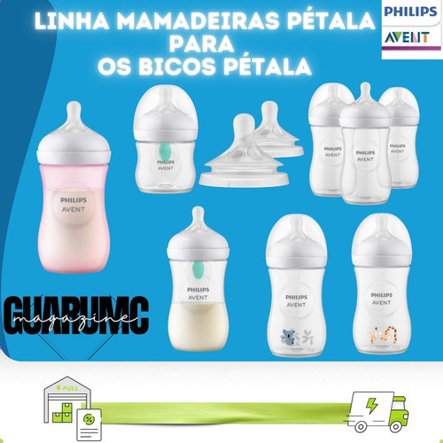 Bico Mamadeira Pétala 3.0 N°6 - 6m + E Liquido Espesso Avent