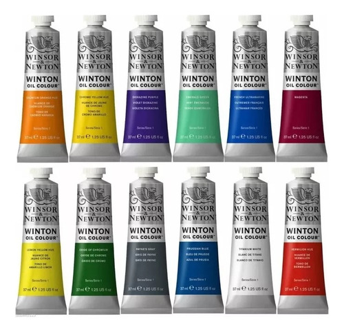 7x Tinta Oleo Winton Winsor & Newton 37ml- Cor A Sua Escolha