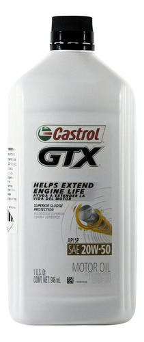 Castrol Gtx Aceite  20w50 Litro