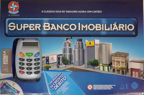 Brinquedo Super Banco Imobiliário Original - Estrela