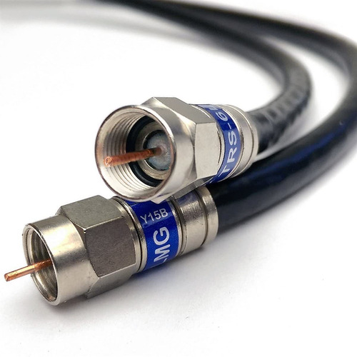 Cable Coaxial Rg6 De Audio Y Video | Cobre Solido / 9 M