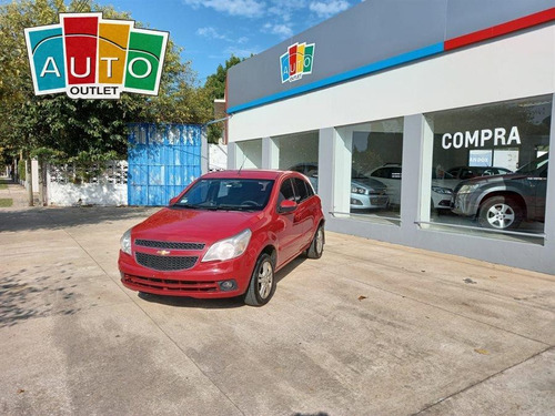 Chevrolet Agile Ltz 2010 Rojo 5 Puertas