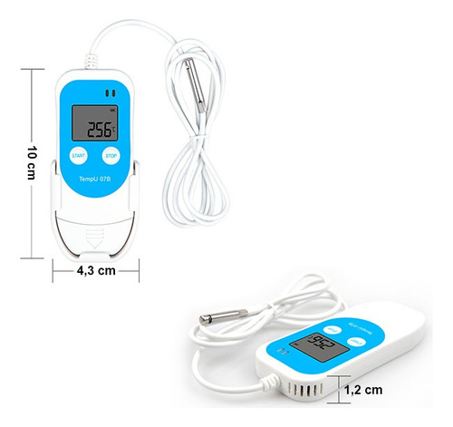 Registrador Temperatura Humedad Data Logger Usb Tempu 07b