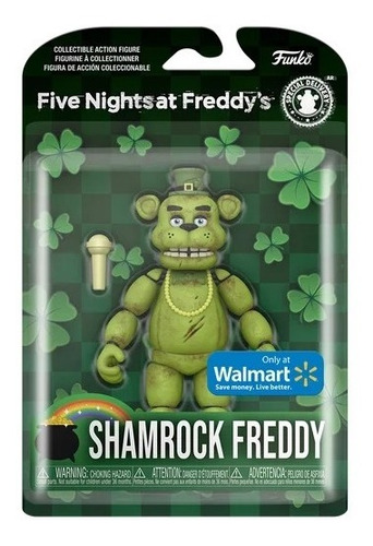 Figura Five Nights At Freddy's - Shamrock Freddy - Walmart