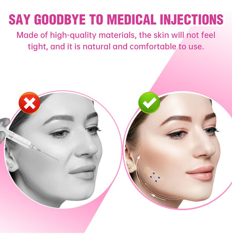 Cinta De Estiramiento Facial Invisible De 120 Piezas, Cinta
