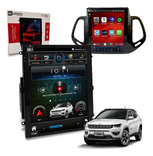 comprar Multimídia Tesla Aikon 64gb Carplay Gps Compass 2017 À 2022