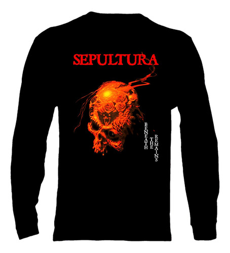 Polera Manga Larga Sepultura - Ver 09 - Beneath The Remains