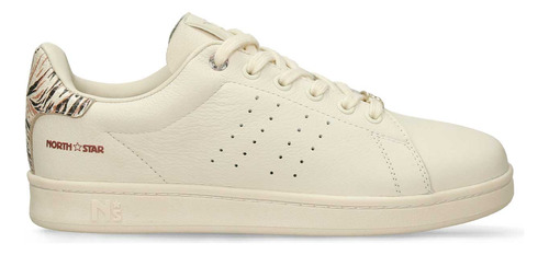 Tenis Casuales Crema North Star Gitana Retrostar Mujer