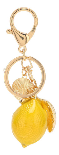 Llavero Pequeño Con Forma De Limón, Metal Fuerte, Pequeño Di