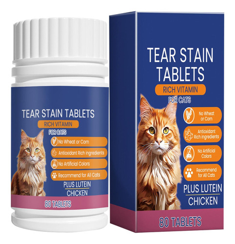 Quitamanchas De Lágrimas Para Gatos Tableta Quitamanchas De