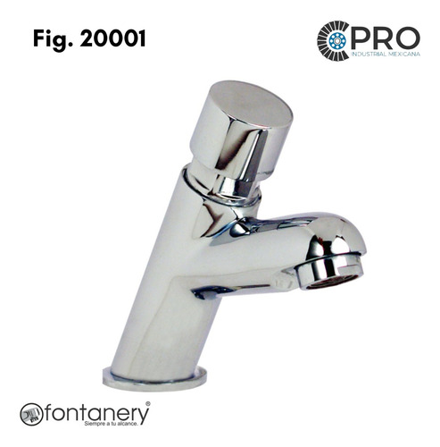 Llave Ind.temporizadora P/lav. Acabado Cromo Fontanery 20001
