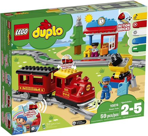 Lego Duplo 10874 Tren De Vapor 59 Pzs