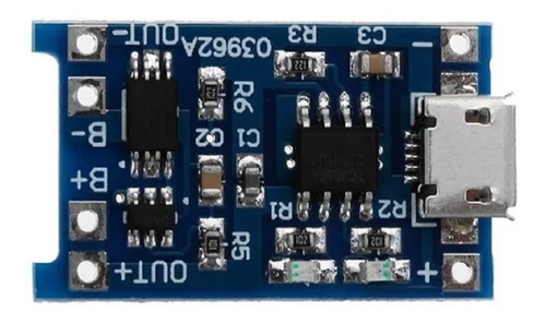 Modulo Cargador De Bateria Litio Lipo Tp4056 Con Proteccion