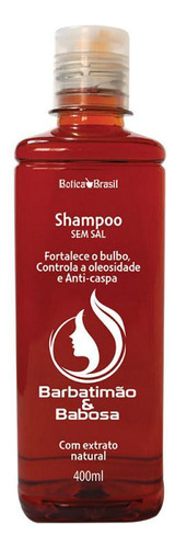  Shampoo Fortalecedor E Antioleosidade Barbatimão & Babosa