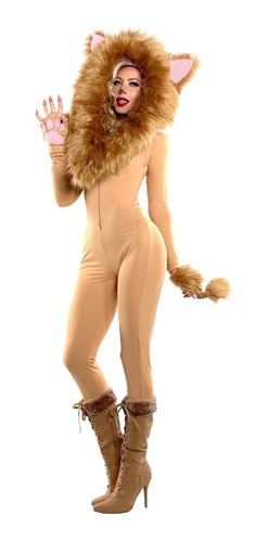 Disfraz De Leona Sexy Para Mujer Talla: L Halloween