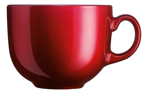 Tazon Taza Jumbo 500 Cc Flashy Colours Desayuno Luminarc Color Rojo