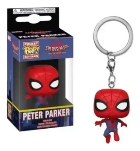 Llavero Pocket Pop: Spider-man Peter Parker