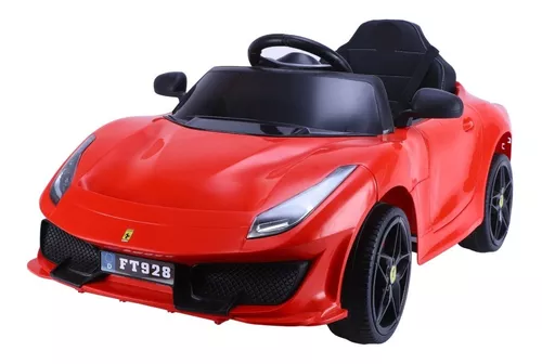 Mini Carro Infantil Elétrico Ferrari Controle Remoto 12V - Fazendo