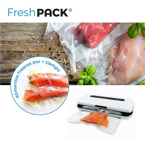 Pack Selladora Al Vacio + 3 Rollos 28cm X 5mts