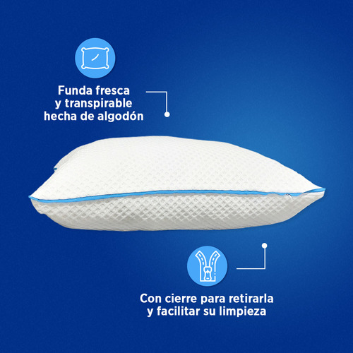 Pack 2 Almohadas Dream Memory Foam Tamaño Estándar 60 X 40