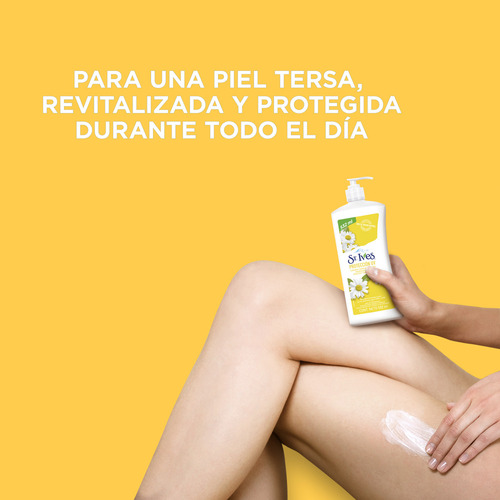 Crema Corporal St. Ives Uv Manzanilla 532 Ml Dosificador Manzanilla