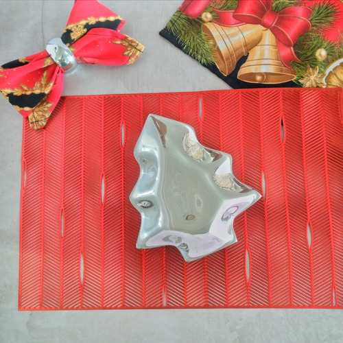 Pino De Navidad Pewter Liso Dulcero Botanero
