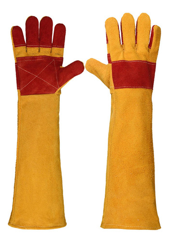 Guantes De Manejo De Animales De Cuero Pu Resistente A