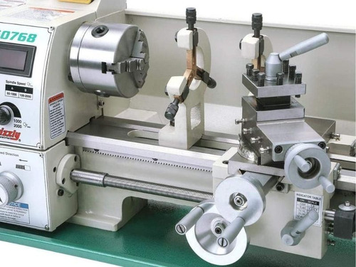 Torno De Banco Para Metal Velocidad Variable 8 X 16 Grizzly