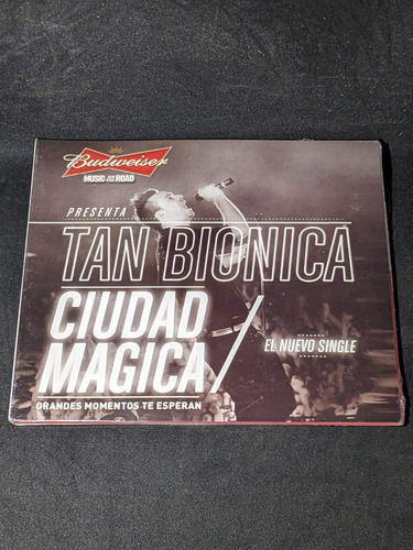 Cd Single Tan Bionica Ciudad Magica Dvd Sellado Supercultu 